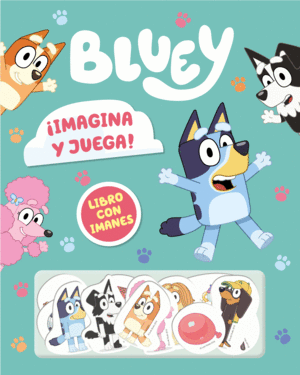 BLUEY LIBRO JUGUETE  IMAGINA Y JUEGA! LIBRO CON I